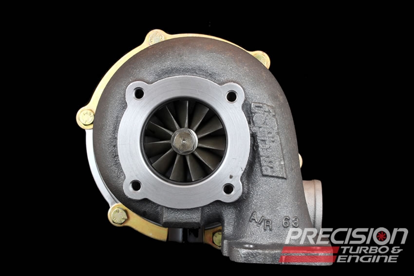 Precision Turbo Entry Level Turbo Charger - 58mm MFS Compressor Wheel, 57mm Turbine Wheel  Journal Bearing